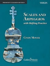 Scales and Arpeggios with Shifting Practice Violin Book cover